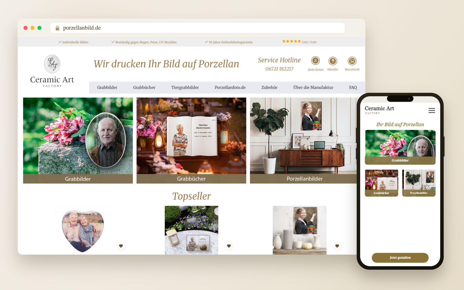 Manufaktur-Shop für Porzellanbilder